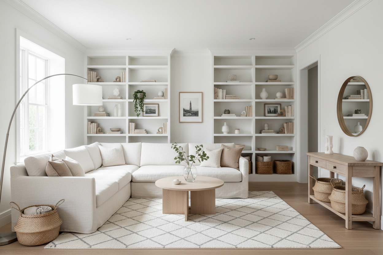 Organized Living Room